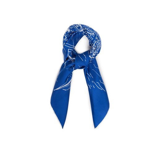 Apaszka LAUREN RALPH LAUREN 454P09789002 Niebieski ze sklepu eobuwie.pl w kategorii Szaliki i chusty damskie - zdjęcie 187485858