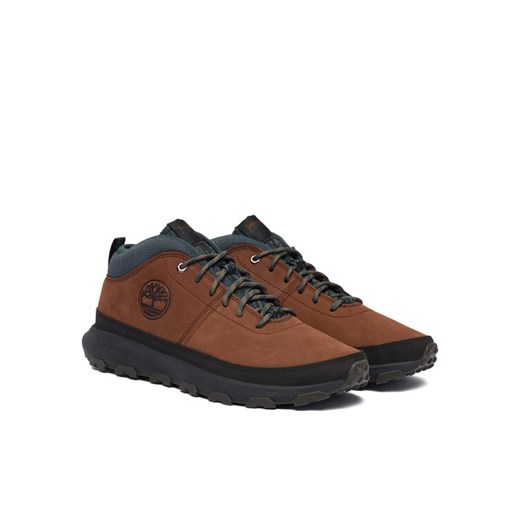 Sneakersy Timberland Winsor Trail Mid Lace TB0A41X7W071 Brązowy ze sklepu eobuwie.pl w kategorii Buty sportowe męskie - zdjęcie 187485865