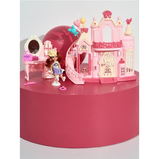 Sinsay - Zabawka – Domek dla lalek z lalką i akcesoriami - różowy ze sklepu Sinsay w kategorii Zabawki - zdjęcie 187486125