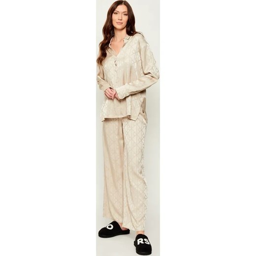 Calvin Klein Underwear Satynowa piżama | Relaxed fit ze sklepu Gomez Fashion Store w kategorii Piżamy damskie - zdjęcie 187487287