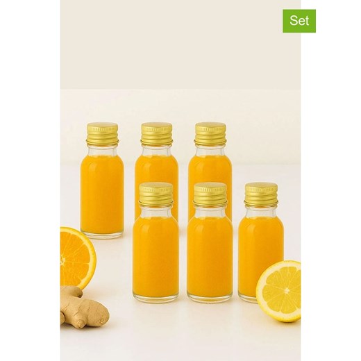 Hermia Butelki (6 szt.) w kolorze złotym do shotów - 100 ml ze sklepu Limango Polska w kategorii Pojemniki kuchenne - zdjęcie 187487997
