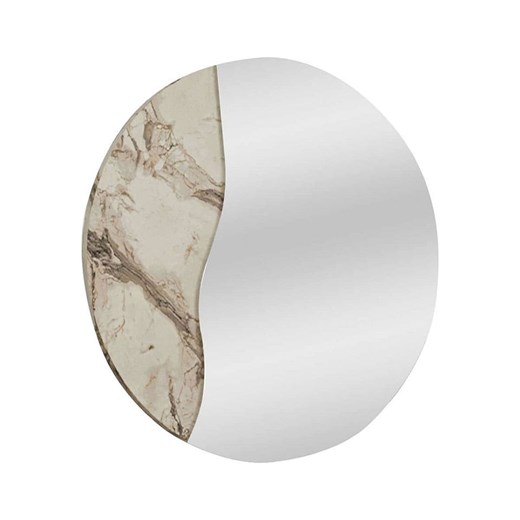 Scandinavia Concept Lustro &quot;Oula&quot; w kolorze beżowym - Ø 60 cm ze sklepu Limango Polska w kategorii Lustra - zdjęcie 187488038