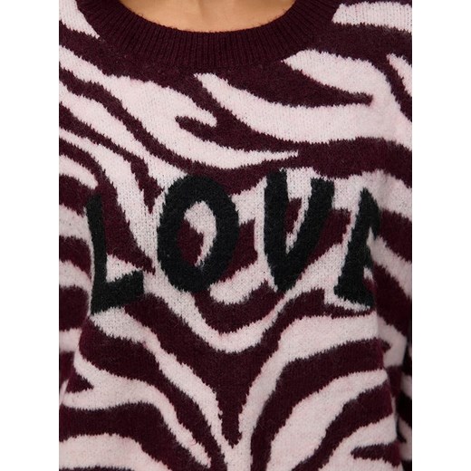 Vero Moda Sweter w kolorze bordowym Vero Moda M okazyjna cena Limango Polska