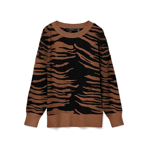 Vero Moda Sweter w kolorze jasnobrązowym ze sklepu Limango Polska w kategorii Swetry damskie - zdjęcie 187488535