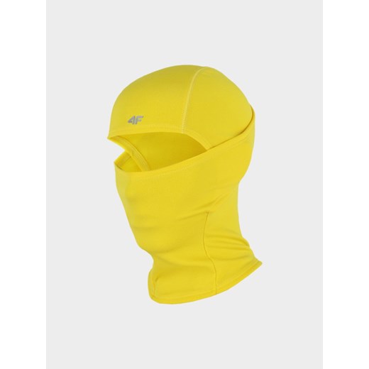 Dziecięca kominiarka narciarska 4F 4FJWAW25ABALU127 - żółta ze sklepu Sportstylestory.com w kategorii Szaliki dziecięce - zdjęcie 187490148