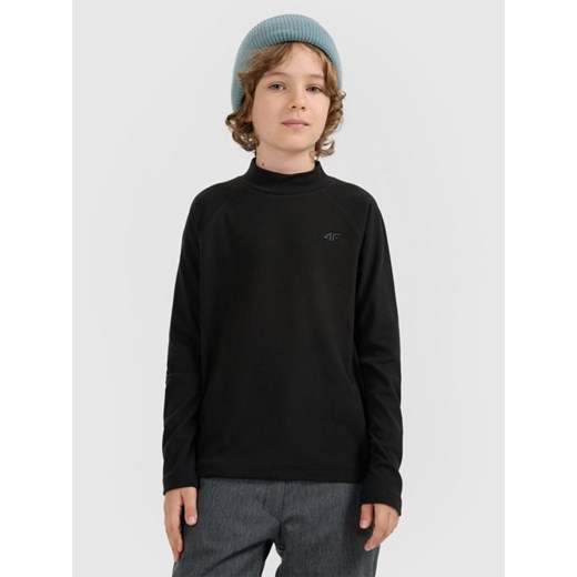 Dziecięca bielizna polarowa (góra) 4F 4FJRAW25UFLEU076 - czarna ze sklepu Sportstylestory.com w kategorii Bielizna termoaktywna - zdjęcie 187490188