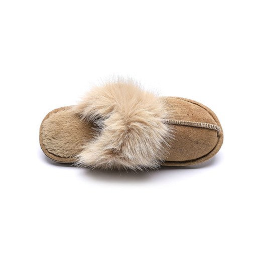 Confly Kapcie w kolorze karmelowym ze sklepu Limango Polska w kategorii Kapcie damskie - zdjęcie 187490716