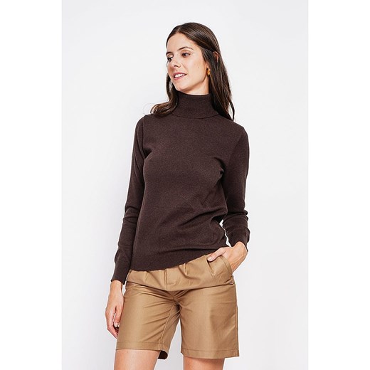 ASSUILI Golf w kolorze ciemnobrązowym 36 okazyjna cena Limango Polska