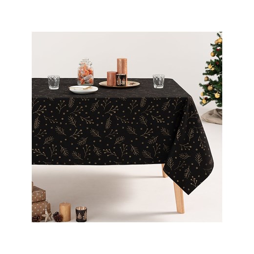 GAMUSI Obrus &quot;Berrie&quot; w kolorze czarno-złotym ze sklepu Limango Polska w kategorii Obrusy i bieżniki - zdjęcie 187490869