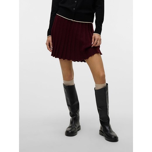 Vero Moda Spódnica w kolorze bordowym ze sklepu Limango Polska w kategorii Spódnice - zdjęcie 187490916