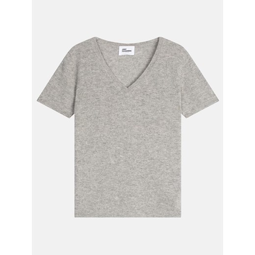 Just Cashmere Kaszmirowa koszulka &quot;Glamis&quot; w kolorze szarym Just Cashmere S okazyjna cena Limango Polska