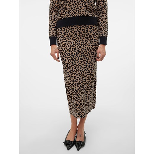 Vero Moda Spódnica dzianinowa w kolorze beżowym Vero Moda XS promocyjna cena Limango Polska