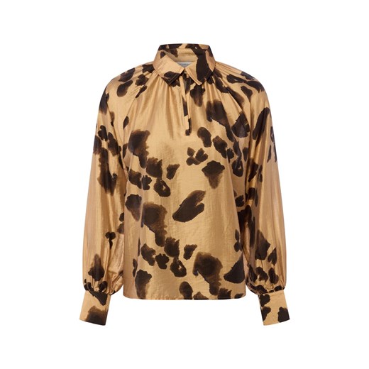 Msch Copenhagen Bluzka damska - MSCHNilla Kobiety mosiądz wzorzysty ze sklepu vangraaf w kategorii Bluzki damskie - zdjęcie 187491679