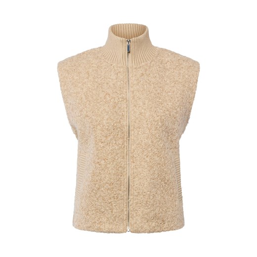 Opus Damska kamizelka ze sztucznego futra - Guluni Kobiety Sztuczne włókno beżowy marmurkowy ze sklepu vangraaf w kategorii Kamizelki damskie - zdjęcie 187491685