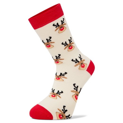 Marie Lund Skarpety Kobiety Bawełna écru wzorzysty ze sklepu vangraaf w kategorii Skarpetki damskie - zdjęcie 187491699