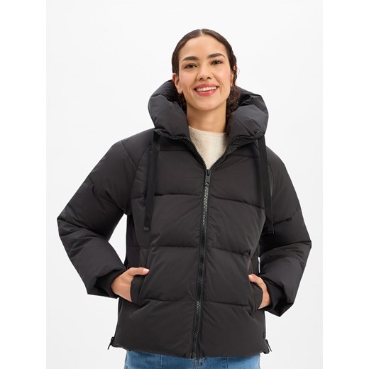 Msch Copenhagen Damska kurtka pikowana - MSCHPavinaria Kobiety Sztuczne włókno czarny jednolity ze sklepu vangraaf w kategorii Kurtki damskie - zdjęcie 187491755