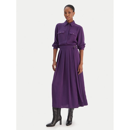 Liu Jo Sukienka koszulowa MF5145 T4241 Fioletowy Regular Fit ze sklepu MODIVO w kategorii Sukienki - zdjęcie 187492086