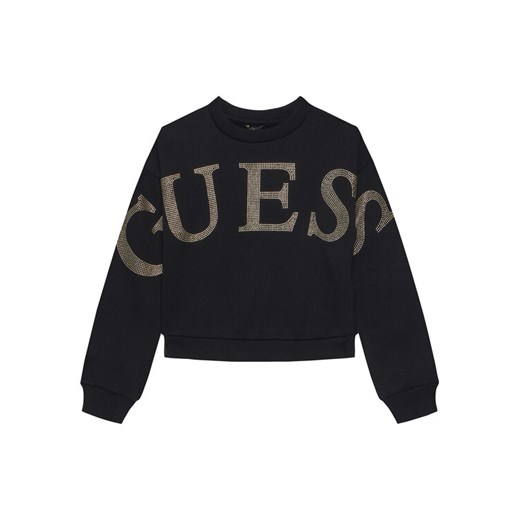 Guess Bluza J5YQ09 KAV34 Czarny Regular Fit ze sklepu MODIVO w kategorii Bluzy dziewczęce - zdjęcie 187492087