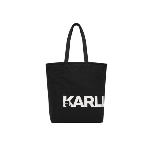 Torebka KARL LAGERFELD B1W50050 Czarny ze sklepu eobuwie.pl w kategorii Torby Shopper bag - zdjęcie 187492525