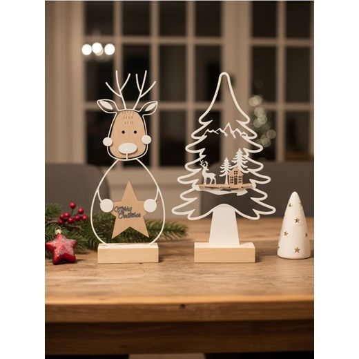 Sinsay - Dekoracje świąteczne 2 pack - wielobarwny ze sklepu Sinsay w kategorii Dekoracje bożonarodzeniowe - zdjęcie 187493759