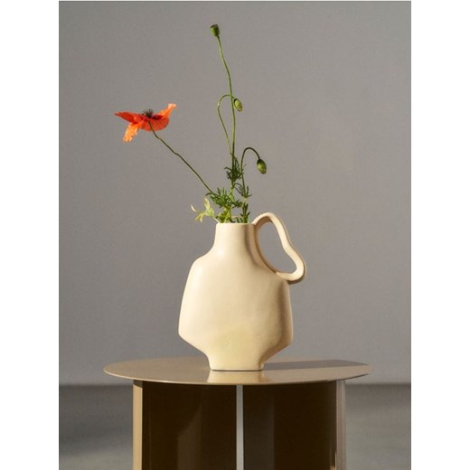 Sinsay - Wazon o nieregularnym kształcie z uchwytem - kremowy ze sklepu Sinsay w kategorii Wazony - zdjęcie 187493799