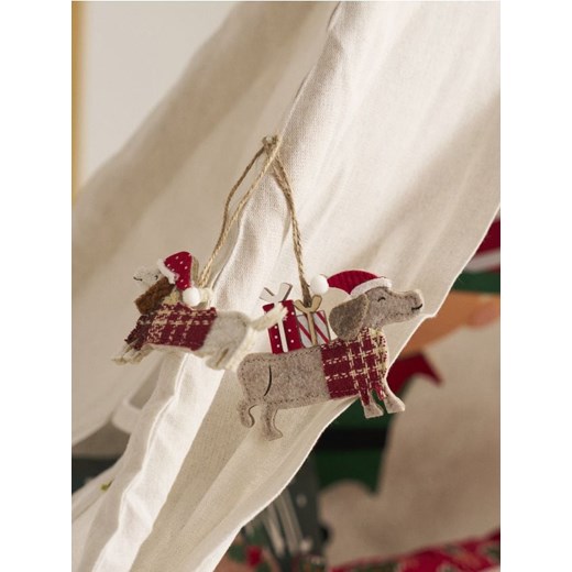 Sinsay - Dekoracja świąteczna 2 pack - czerwony ze sklepu Sinsay w kategorii Dekoracje bożonarodzeniowe - zdjęcie 187493837