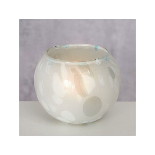 Boltze Świecznik &quot;Esma&quot; w kolorze białym - wys. 8,5 x Ø 10 cm ze sklepu Limango Polska w kategorii Świeczniki - zdjęcie 187493989