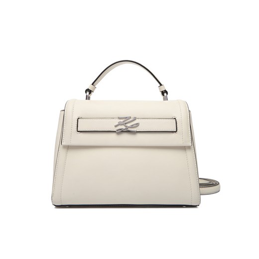 Torebka KARL LAGERFELD B1W30278 Biały ze sklepu eobuwie.pl w kategorii Kuferki - zdjęcie 187494647