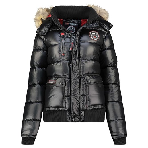 Geographical Norway Kurtka zimowa &quot;Bugs&quot; w kolorze czarnym ze sklepu Limango Polska w kategorii Kurtki damskie - zdjęcie 187495169