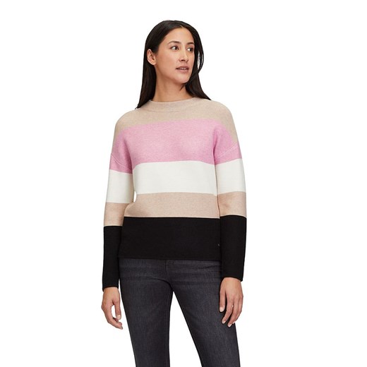 BETTY &amp; CO Sweter w kolorze czarno-beżowo-jasnoróżowym ze sklepu Limango Polska w kategorii Swetry damskie - zdjęcie 187495227