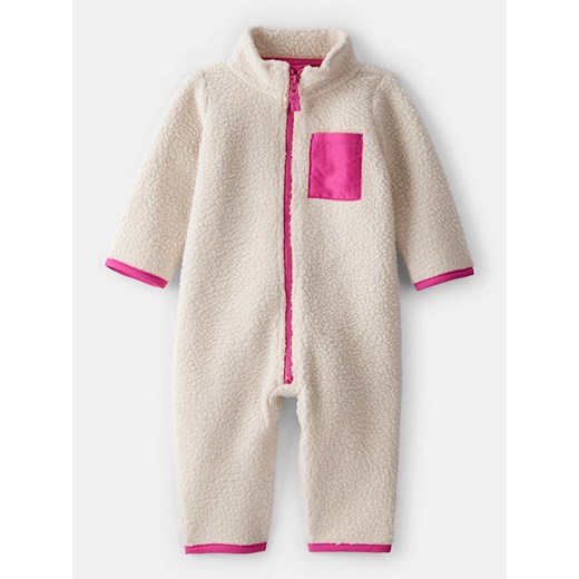 carter&apos;s Kombinezon polarowy w kolorze beżowym ze sklepu Limango Polska w kategorii Kombinezony i kurtki - zdjęcie 187495345