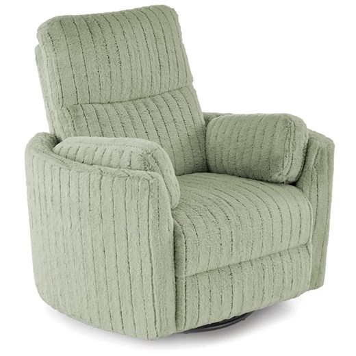 Miętowy rozkładany fotel  T7-G55 ze sklepu Edinos.pl w kategorii Fotele - zdjęcie 187496286