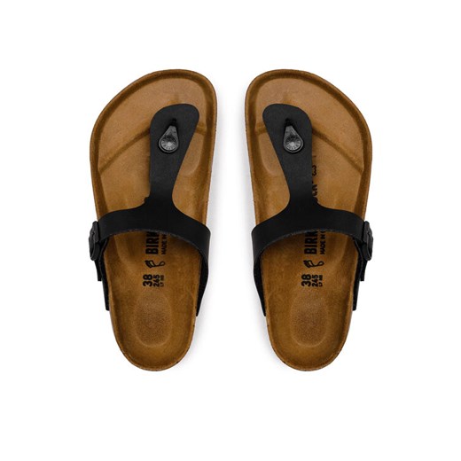 Japonki Birkenstock Gizeh 043691 Czarny ze sklepu eobuwie.pl w kategorii Buty męskie - zdjęcie 187496365