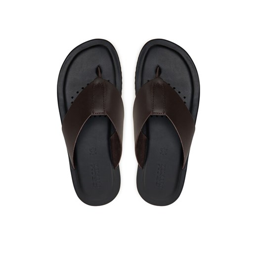 Japonki Geox U Erice U45GUC 00043 C6009 Brązowy ze sklepu eobuwie.pl w kategorii Klapki męskie - zdjęcie 187496366
