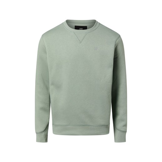 G-Star RAW Bluza męska Mężczyźni Bawełna seledynowy jednolity ze sklepu vangraaf w kategorii Bluzy męskie - zdjęcie 187496409