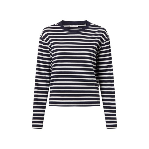 Marc O'Polo Denim Damska koszulka z długim rękawem Kobiety Bawełna granatowy w paski ze sklepu vangraaf w kategorii Bluzki damskie - zdjęcie 187496545