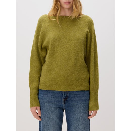 Reserved - Sweter z domieszką wełny - oliwkowy ze sklepu Reserved w kategorii Swetry damskie - zdjęcie 187496626