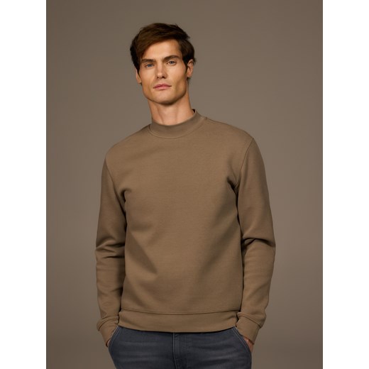 Reserved - Bluza ze stójką - beżowy ze sklepu Reserved w kategorii Bluzy męskie - zdjęcie 187497357
