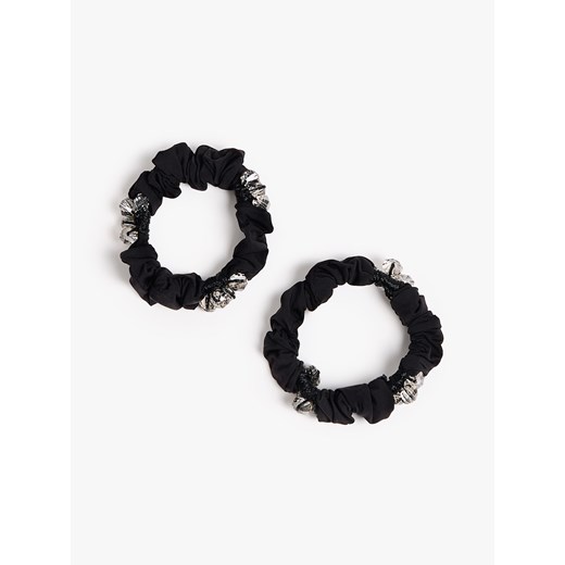 Mohito - Gumki do włosów - czarny ze sklepu Mohito w kategorii Gumki do włosów - zdjęcie 187498866