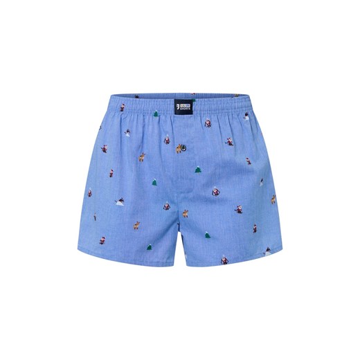 HAPPY SHORTS Bokserki Mężczyźni Bawełna jasnoniebieski wzorzysty ze sklepu vangraaf w kategorii Majtki męskie - zdjęcie 187498887