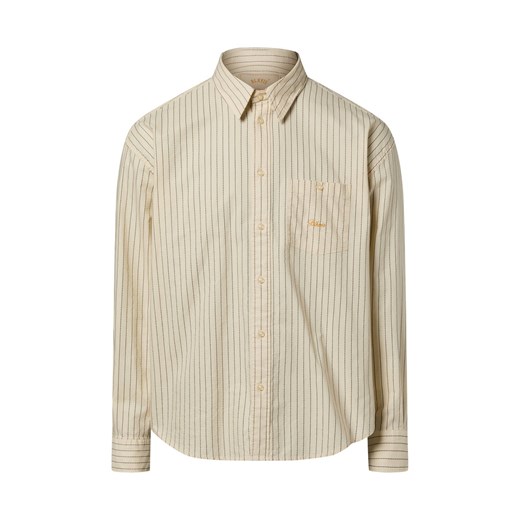 BLKVIS Męska koszula casual Mężczyźni Modern Fit Bawełna écru w paski ze sklepu vangraaf w kategorii Koszule męskie - zdjęcie 187498895