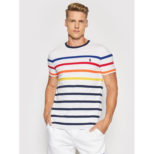 Polo Ralph Lauren T-Shirt M Classics 2 710842793002 Biały Custom Slim Fit ze sklepu MODIVO w kategorii T-shirty męskie - zdjęcie 187499185