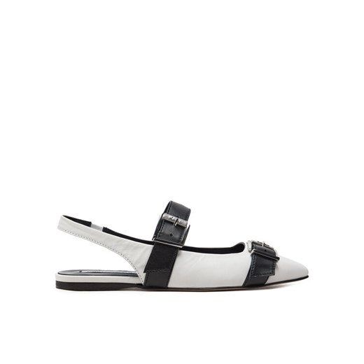 KARL LAGERFELD Baleriny Konnie KL40186 Biały ze sklepu MODIVO w kategorii Balerinki - zdjęcie 187499199