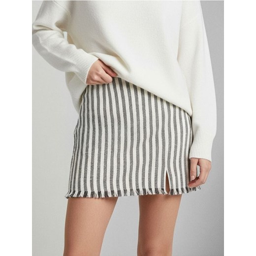 Sinsay - Spódnica mini z wełną - wielobarwny ze sklepu Sinsay w kategorii Spódnice - zdjęcie 187500428