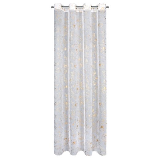 FIRANA GOTOWA BELLE 140 X 250 CM BIAŁY Eurofirany uniwersalny lenaodniemowlakadoszkolniaka.pl