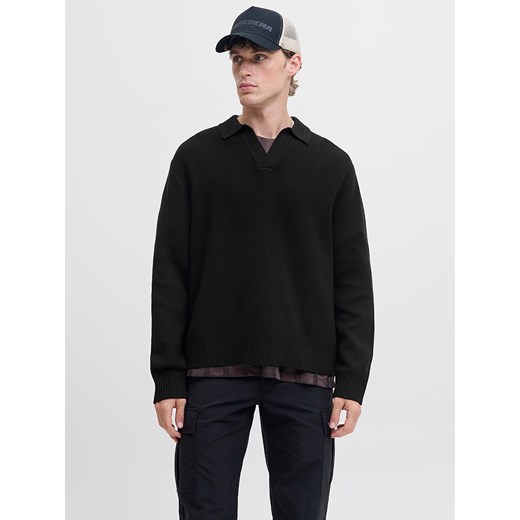 Jack &amp; Jones Sweter w kolorze czarnym ze sklepu Limango Polska w kategorii Swetry męskie - zdjęcie 187501729