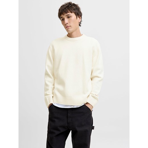 Jack &amp; Jones Sweter w kolorze kremowym ze sklepu Limango Polska w kategorii Swetry męskie - zdjęcie 187501816