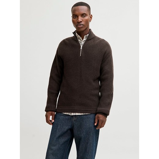 Jack &amp; Jones Sweter &quot;Kaito&quot; w kolorze brązowym ze sklepu Limango Polska w kategorii Swetry męskie - zdjęcie 187501915