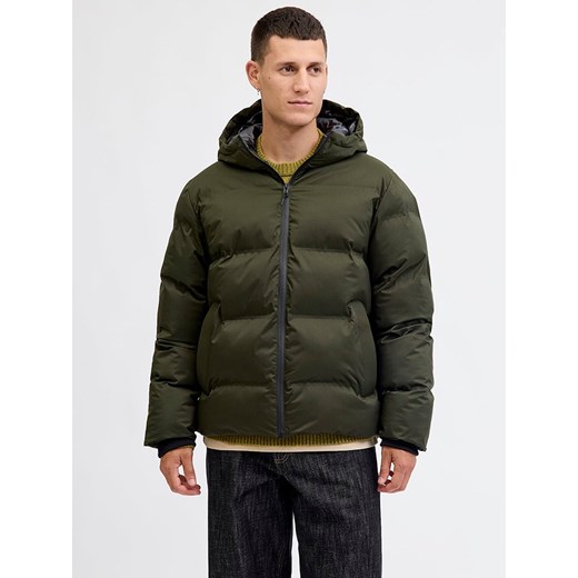 Jack &amp; Jones Kurtka pikowana &quot;Kaito&quot; w kolorze khaki ze sklepu Limango Polska w kategorii Kurtki męskie - zdjęcie 187501998