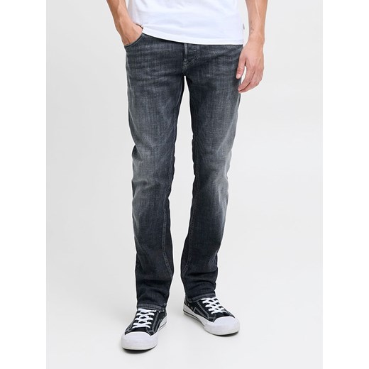 Jack &amp; Jones Dżinsy &quot;Glenn&quot; - Regular fit - w kolorze antracytowym ze sklepu Limango Polska w kategorii Jeansy męskie - zdjęcie 187502086